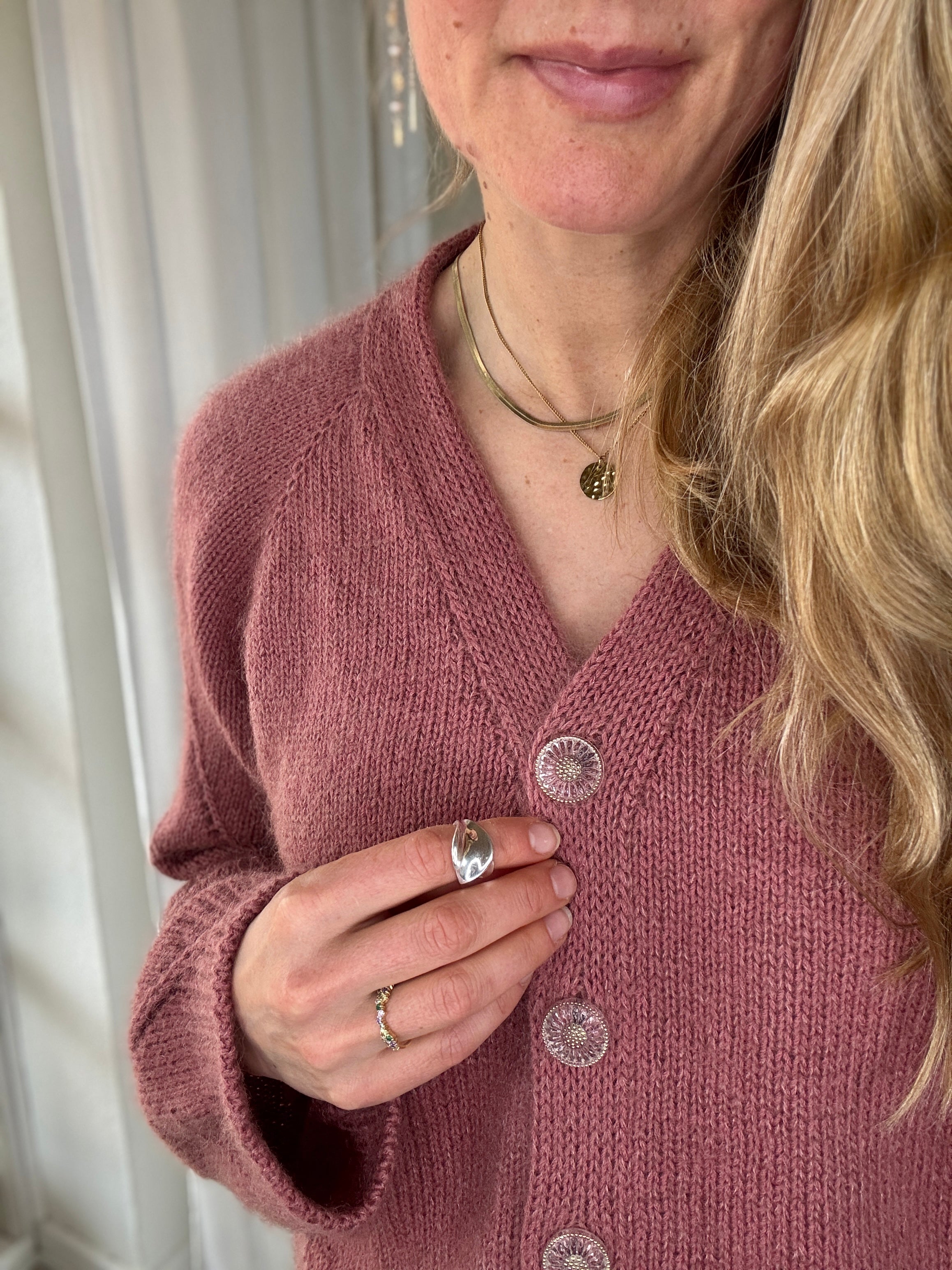 English - DiamondLine Cardigan Vneck